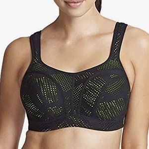 Panache Sports - Sports Bra- Black/Lime Size 36FF